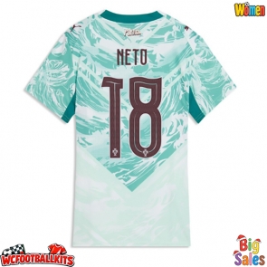 Portugal Pedro Neto #18 Replica Away Stadium Shirt for Women World Cup 2026 Short Sleeve